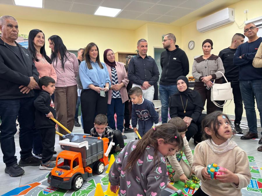 تدشين أول مساحة لعب آمنة في مدينة عرابة